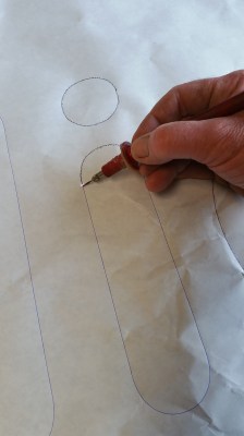 sign painting pattern perforation